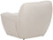 Leunstoel Wit Hout MDF Foam 100 % polyester 71 x 81 x 66 cm