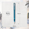 Parker Vector XL vulpen | metallic groenblauwe lak op messing met chroom detail | medium penpunt met blauwe inkt navulling