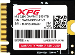 XPG Gammix S55 - SSD M.2 1TB - PCIe 4.0 x4 - NVMe 1.4