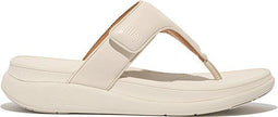 FitFlop F-Mode Go - Adjustable Flatform Toe-Post Sandals - Beige