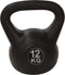Tunturi PVC Kettle Bell - Kettlebell 12 kg - Incl. gratis fitness app - Zwart