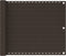 vidaXL - Balkonscherm - 75x400 - cm - HDPE - bruin