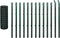 vidaXL - Euro - hek - 25x1 - m - staal - groen