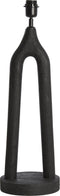 Light & Living Tafellamp Xitta - Mangohout - 55cm - Mat Zwart - excl. kap