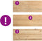 vidaXL - Vensterbanken - 2 - st - onbehandeld - 100x40x2 - cm - massief - eikenhout