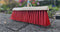 Synx Tools Prof Gemeente Bezem Nylon 45 cm - Wegenbouwbezem - Straatbezem - Stadsbezem - Harde natuurvezels - veger - Bezems buitenbezem - Tuinbezem - incl. Steel 150 cm