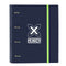 Ringmap Munich Blue indigo Blauw 27 x 32 x 3.5 cm