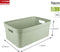 Sunware opbergbox Sigma - kunststof - 45 liter - lichtgroen - opberg dozen/bakken - opbergers - 39 x 59 x 24 cm
