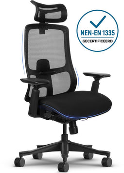 Stane Premium - Ergonomische Bureaustoel - Volledig verstelbaar - Zwart