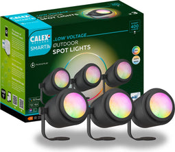 Calex Smart Outdoor 24V - Set van 3 Slimme Grondspots - RGB en Warm Wit Licht (set van 3)