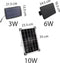 Solar lichtsnoer 10 meter 20 lampjes met hangende fitting, 6W zonnepaneel