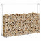 vidaXL - Haardhoutrek - 200x25x150 - cm - gegalvaniseerd - staal