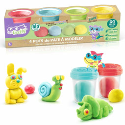Plasticine Spel Canal Toys Organic Modeling Clay 4 Stuks