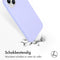 Accezz Liquid Silicone Backcover - iPhone 15 Plus - Schokabsorberend - Paars