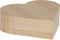Houten kist hartvorm groot 20cm