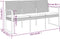 vidaXL - Tuinbank - 3-zits - met - kussens - polypropeen - rattan - bruin