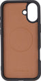 NorthLife Geschikt voor iPhone 16 Plus - Leren Afneembare 2-in-1 bookcase telefoonhoes - Cognac