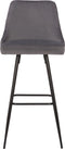 Barkruk Sipoo Velvet, Bruin