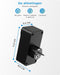 Voomy Verdeelstekker X2S - 2 stopcontacten - 1 USB-C & 1 USB-A poort - Zwart