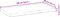 vidaXL - Wandschap - zwevend - 100x40x4 - cm - onbehandeld - massief - acaciahout