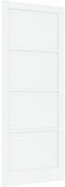 vidaXL - Interieurdeur - 'ORKDAL'Wit - 93x232x4 - cm - Massief - Vurenhout