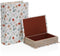 Versa Verdi - Decoratieve Doos - Boek Blommor - Multicolour (2 stuks)