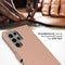 Selencia Samsung Galaxy S24 Ultra - Echt Lederen Bookcase - 3 Pashouders - Dusty Pink