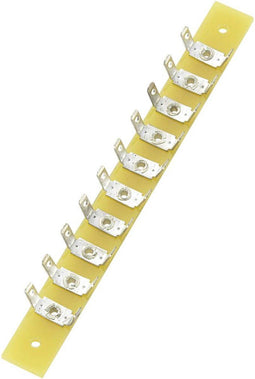 TRU COMPONENTS Soldeerlijst Enkele rij Totaal aantal polen 10 Epoxide (l x b x h) 100 x 10 x 1.6 mm 1 stuk(s)