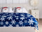 ANISE - Bedsprei - Blauw/Wit - 150 x 200 cm - Stof