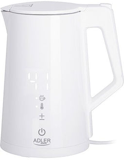 Adler AD 1345 - Waterkoker - 1,7L 2200W STRIX beveiligingssysteem - Wit