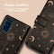 iMoshion Hoesje Geschikt voor Samsung Galaxy S20 FE Hoesje Met Pasjeshouder - iMoshion Design Bookcase smartphone - Zwart / Sky Black