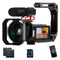 ORDRO Z20 - Camcorder - Full HD 1080P 30FPS Nachtzicht Microfoon Groothoeklens