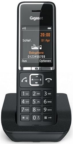Gigaset COMFORT 550 - DECT-telefoon - 6 handsets - bereik 50m binnen 300m buiten - scherm 2,2"