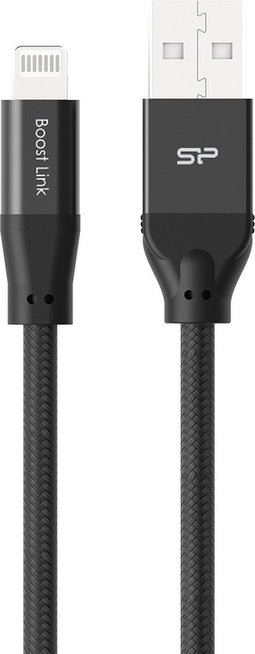 Silicon Power SP1M0ASYLK35AL1K Lightning-kabel 1 m Zwart