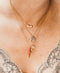 Scmyk Vodka & Caviar - Kogel ketting met bedels - 48 cm goudkleurig