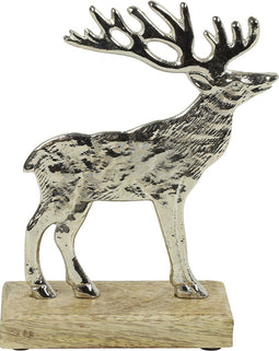 Ornament hert Rube M zilver