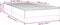 vidaXL - Bedframe - kunstleer - crèmekleurig - 100x200 - cm