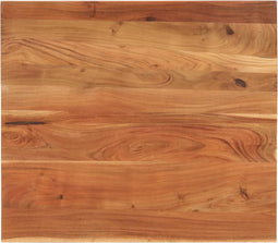 vidaXL - Tafelblad - rechthoekig - 100x80x2,5 - cm - massief - acaciahout
