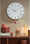 Mica Decorations Brixen - Wandklok - Ø35,5 cm - Beige