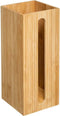 5Five Wc/toiletrolhouder reservoir - bruin - 3 rollen - 36 cm - bamboe - Wc-rol houder - Toiletrol houder