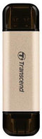 Transcend JetFlash 930C - USB-stick 256GB - USB-A 3.2 Gen 1 en USB-C - Goud