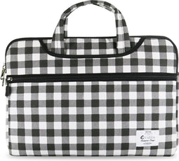Laptoptas E-Vitta Chequered 13,3 Zwart