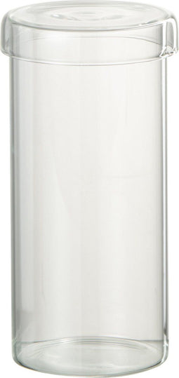 J-Line voorraadpot Lisa - glas - transparant - medium
