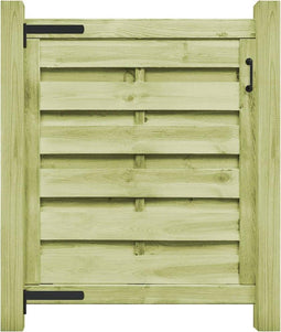 vidaXL - Poort - 100x100 - cm - groen - geïmpregneerd - grenenhout