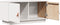 vidaXL - Tv-meubel - 80x34x40 - cm - massief - grenenhout - wit
