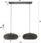 AnLi Style Hanglamp 2x disk waterhyacint
