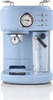Swan One Touch Espressomachine – Gemalen Koffie & Koffiepads – Blauw