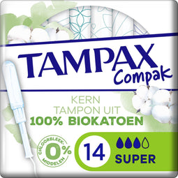 Tampax Tampons Cotton Protection Super 14 stuks