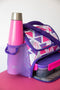 Built Ny Active Lunch Bag - 6 Liter - 2 ritsvakken en schouderband - Paars/Roze