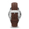 Fossil FS4813 - Herenhorloge - 44 mm - Bruin